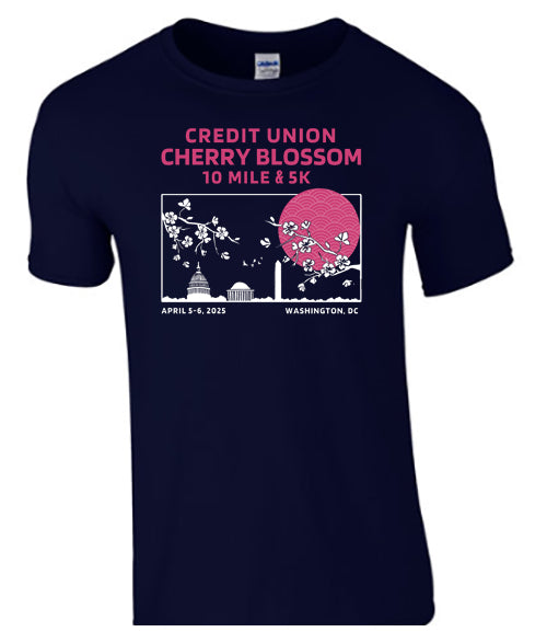 2025 Credit Union Cherry Blossom Cotton T-shirt
