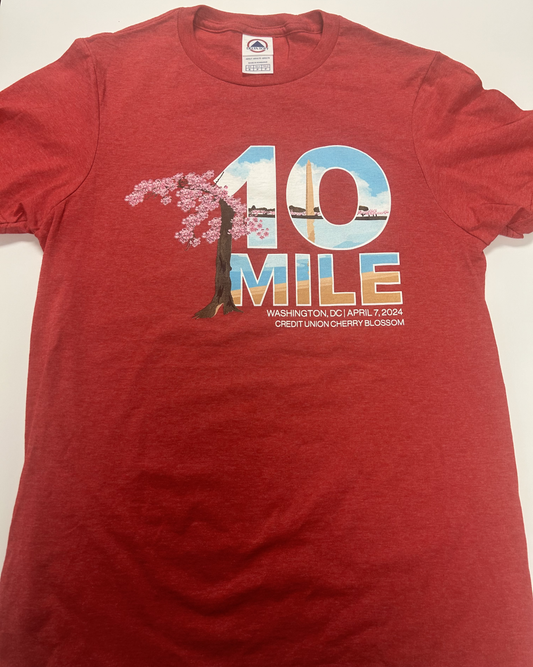 2024 Credit Union Cherry Blossom 10 Mile Cotton T-shirt