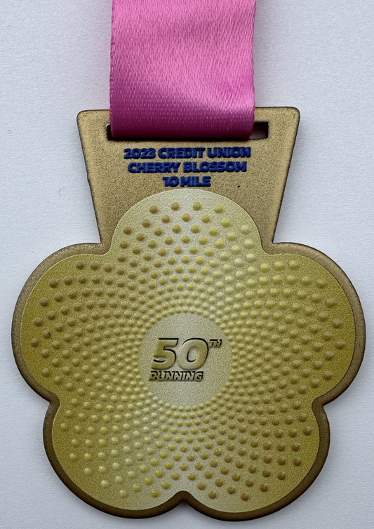 2023 Official CUCB 10 Mile Finisher Medal