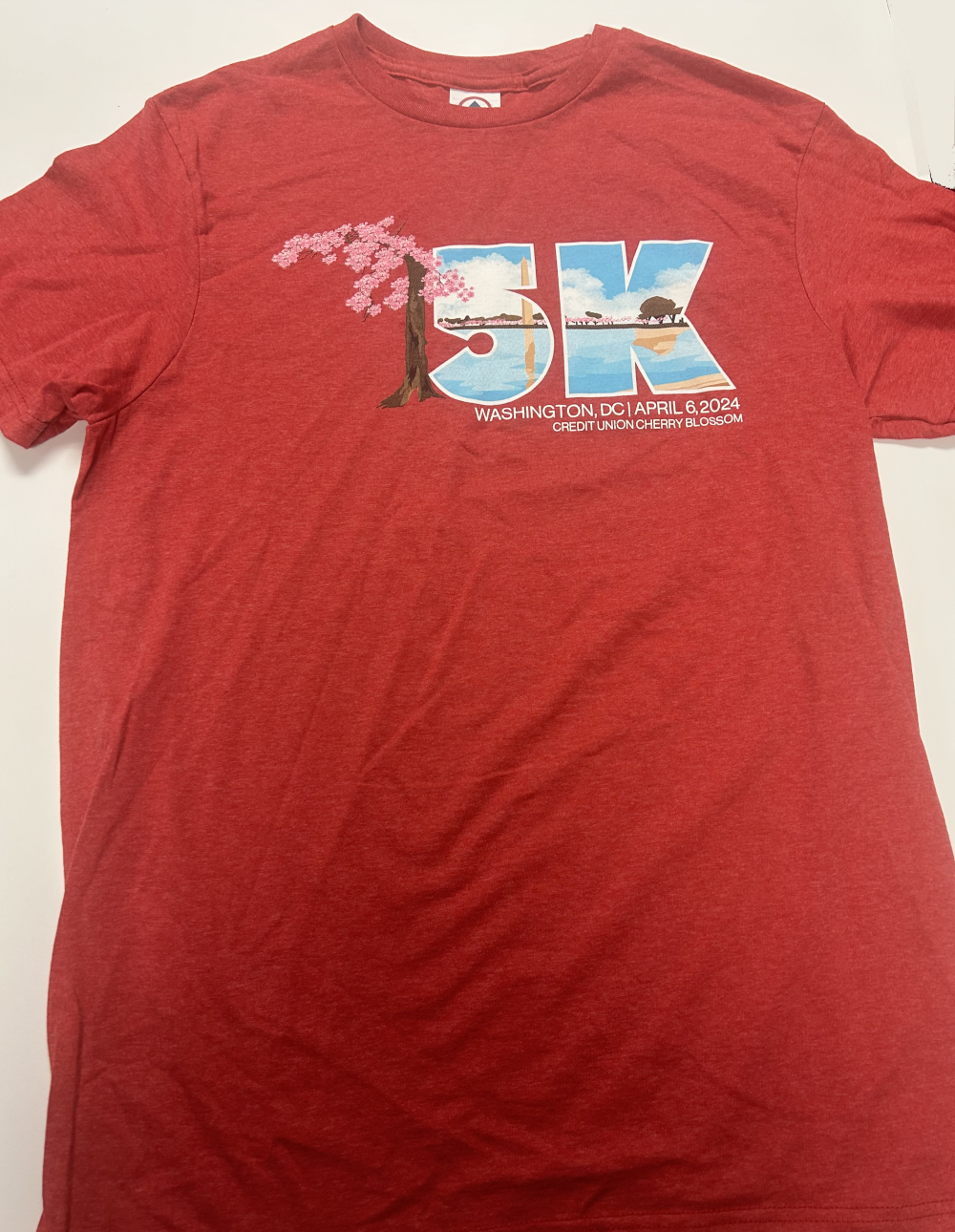 2024 Credit Union Cherry Blossom 5K Cotton T-shirt