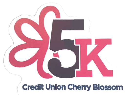 2023 Credit Union Cherry Blossom 5K Sticker