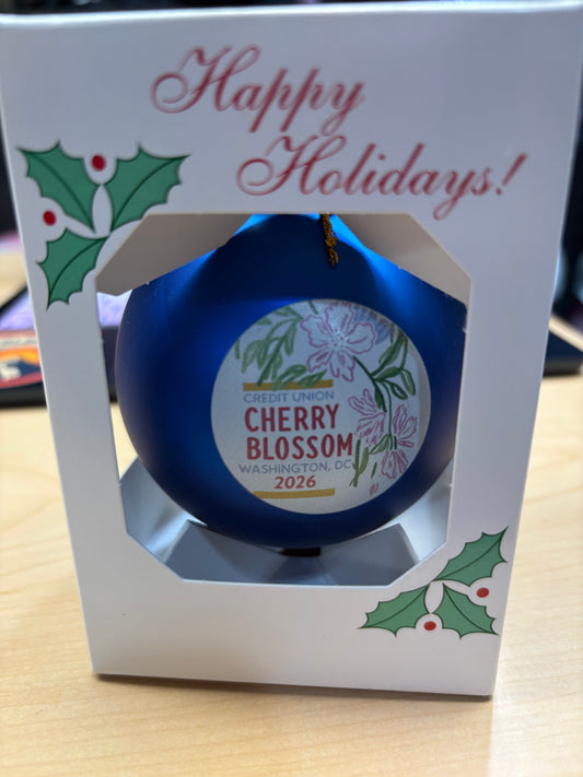 2026 Credit Union Cherry Blossom Ornament