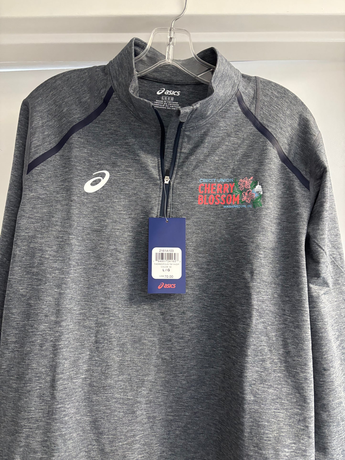 2026 ASICS Men's Thermopolos 1/4 zip