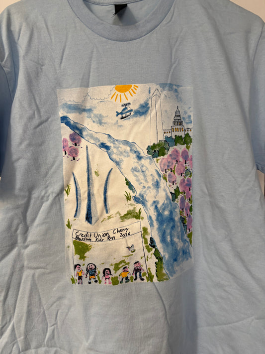 2026 Credit Union Cherry Blossom Cotton Kids shirts