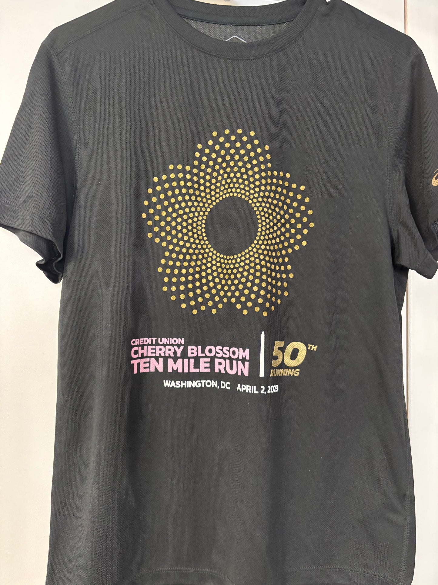 2023 ASICS Credit Union Cherry Blossom Men's Performance 10 Mi and 5k Shirts