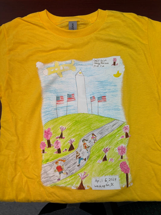 2024 Credit Union Cherry Blossom Kids Run T-shirt