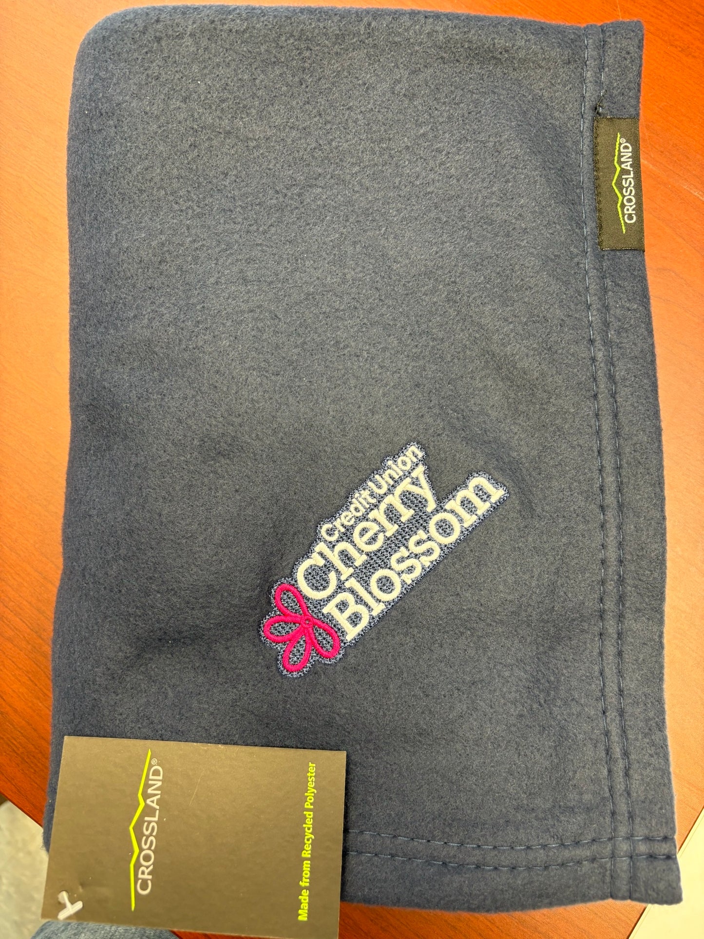 Credit Union Cherry Blossom Blanket (10 Mile, 5K or Blossom Logo)