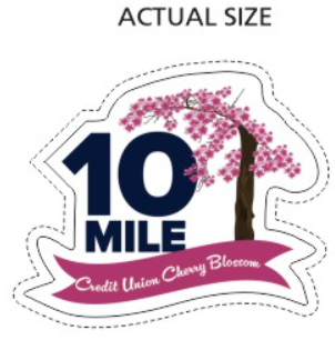 2024 Credit Union Cherry Blossom Logo Sticker